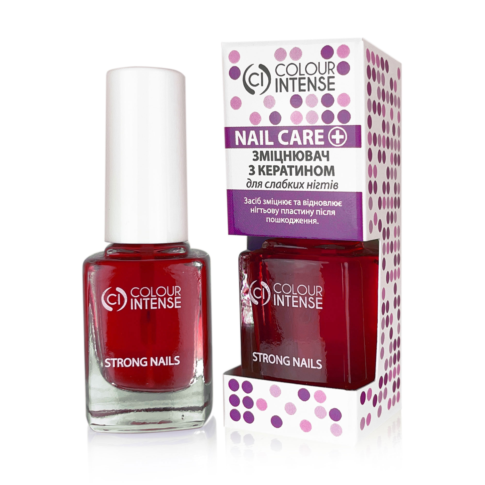 Засіб по догляду за нігтями Colour Intense 102 Strong Nails Зміцнювач з кератином, 11 мл